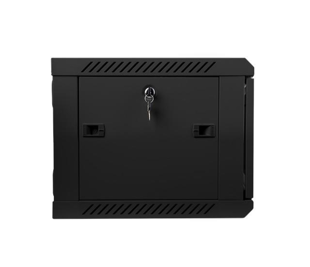 LANBERG Szafa instalacyjna wisząca 19'' 6U 600X450mm czarna (drzwi szklane) WF01-6406-10B - 455282 - zdjęcie 5